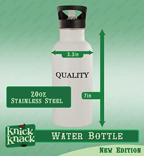 Cadourile KNICK KNACK au alpinism? - Sticlă de apă din oțel inoxidabil de 20oz, argint