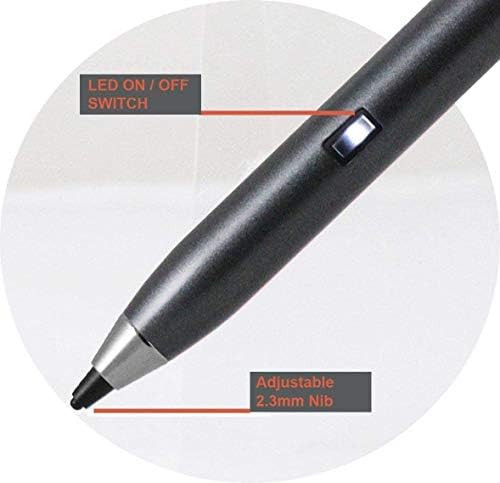 BROONEL Silver Fine Point Digital Stylus Stylus Pen - Compatibil cu tableta Datawind 7SC 7