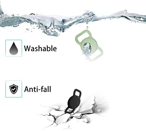 Carcasă de protecție Vintes compatibilă pentru Airtag -uri Apple pentru guler pentru pisici pentru câini, accesorii de urmărire