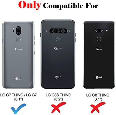 Husă KKEIKO pentru LG G7 ThinQ / LG G7, Husă portofel din piele PU pentru LG G7 ThinQ / LG G7, husă de protecție magnetică