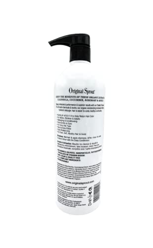 Șampon original Sprout Classic, produse pentru păr pentru bebeluși, copii mici, copii și femei adulte și bărbați, ajută la