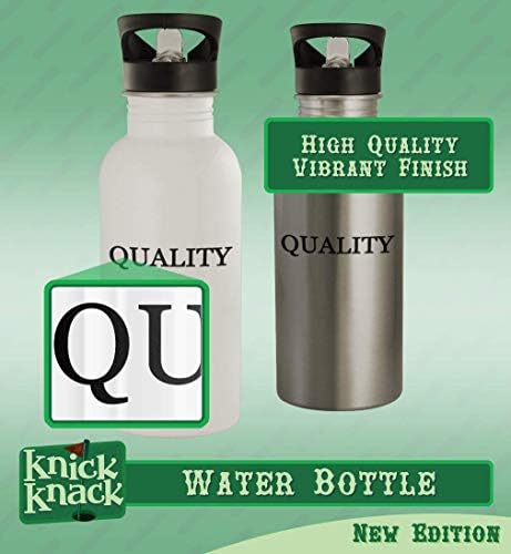 Cadouri Knick Knack Bicarbonate - Sticlă de apă din oțel inoxidabil 20oz, argint