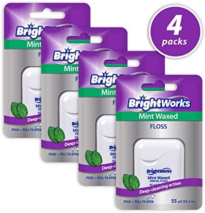 Brightworks Dental Floss Mint Wint - 55 de metri