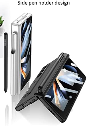 SHIEID Samsung Z Fold 3 caz, Galaxy Z Fold 3 caz cu balamale de protecție S Pen titularul Kickstand & amp; construit în ecran