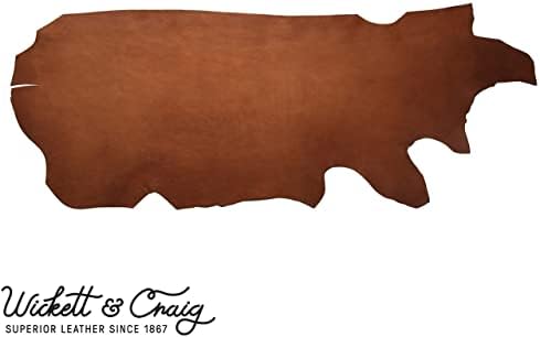 Panouri de piele tradiționale de la Wickett & Craig „Milled”, maro, dimensiuni multiple și greutăți