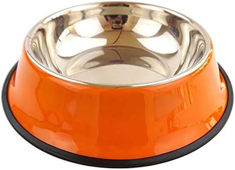 Bigwoman Pet Gift Dog Bowls din oțel inoxidabil Travel Footprint Feeding Feeder Water Bowl pentru câini mari mâncare de hrănire
