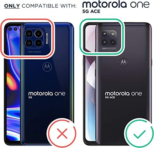 oakxco pentru Motorola Moto One 5G ACE Caz silicon, cauciuc moale Gel telefon caz pentru femei fată drăguț, subțire Slim Fit,