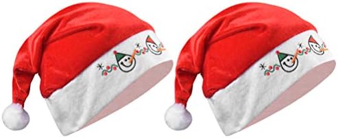 Abaodam 2pcs pălării de Crăciun pluș Crăciun Dress Up Pălării Festival decoratiuni consumabile utilizate pentru a sărbători