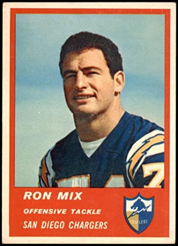 1963 Fleer 73 Ron Mix San Diego Chargers Ex+ Chargers USC