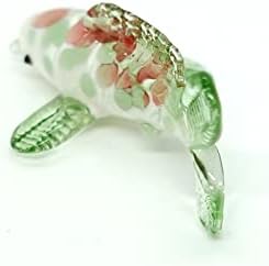 Sansukjai Japonia carp koi pește minuscule figurine suflate manual culori de sticlă animale de artă colecție cadou pentru casă