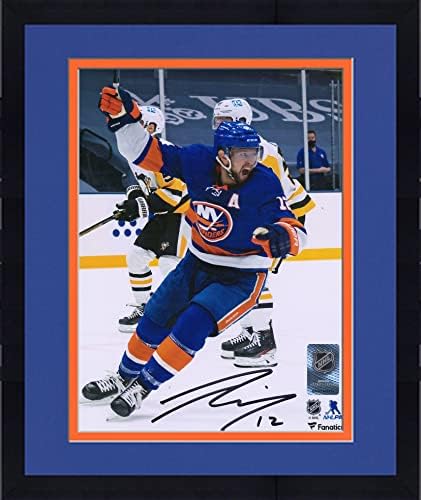 Încadrat Josh Bailey New York Islanders a autografat 8 x 10 Fotografie de gol albastru - Fotografii autografate NHL