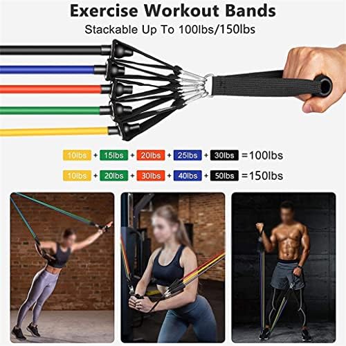 YFDM Pilates Bar cu rezistență la înălțime și rezistență la rezistență la antrenament de forță reglabil Expander Antrenament portabil la domiciliu