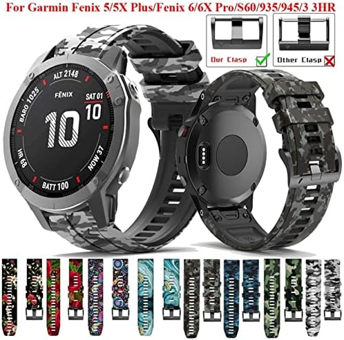 Davno Sport Sport Silicon Watchband Breea cu încheietura mâinii pentru Garmin Fenix ​​7x 7 6x 6 Pro 5x 5 Plus 3 3HR Fit Easy