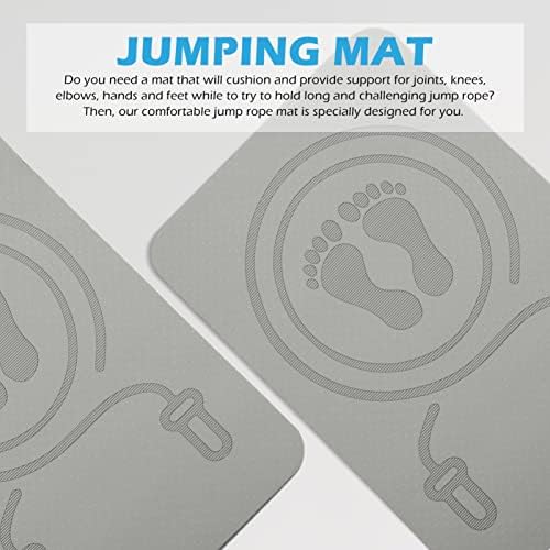 Gimnastică de gimnastică Clispeed Padded Yoga Mat Jump Mat Non-Skid Yoga Mat Izolație Sonoră Meditație Pat Patul la sol