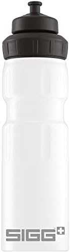 SIGG - Aluminiu Sports Sports Bottle White - cu 3 etape Sports Cap - Proprofer - Lightweight - BPA Free - 25 oz