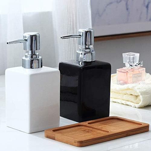 Pompa de distribuitor de săpun Leige pentru baie, din ceramică, la modă, sticlă curată de mână Pompe de loțiune de apăsare