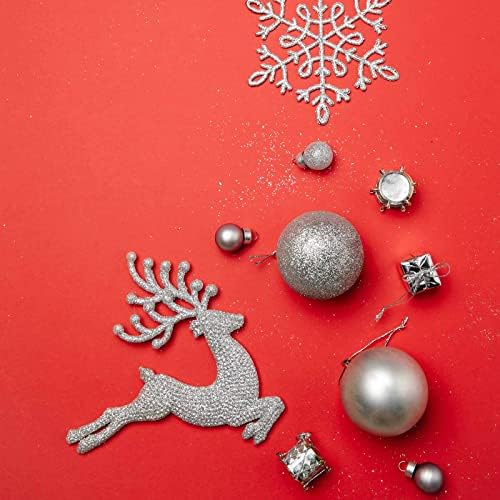 36 PC-uri ornamente cu bile de Crăciun, de 1,6 ”4cm cu rambursare de Crăciun decor de copaci de Crăciun, minge mare de agățare