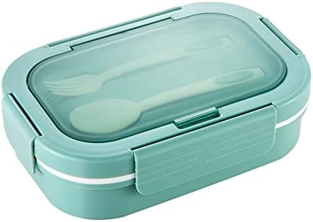 Cutie de prânz ecologică, rezistentă la scurgeri, în stil bento, perfectă, perfectă pentru copii și adolescenți, cuptor cu microunde/mașină de spălat vase