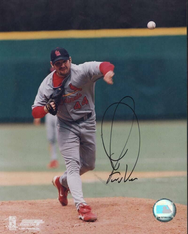 Steve Kline St. Louis Cardinals semnat autografat 8x10 Foto w/COA - Fotografii MLB autografate