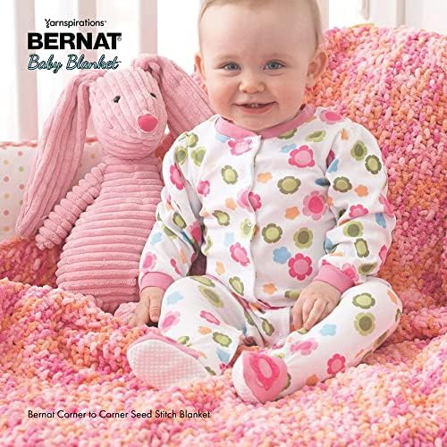 Bernat Baby Blanket Baby Grays Fire - 2 pachete de 300g / 10,5 oz - poliester - 6 super voluminoase - 220 de metri - tricotat/croșetat