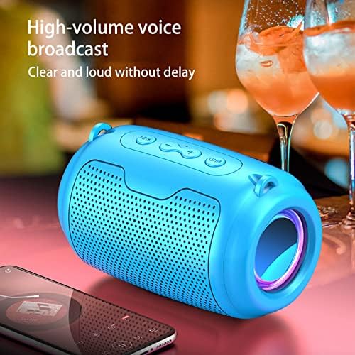 Difuzoare Bluetooth Moresec, subwoofer portabil audio vocal inteligent Bluetooth, difuzor Bluetooth wireless Hifi Stereo acceptă