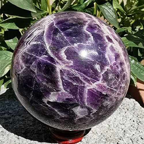CHANWA naturale cuarț cristal naturale vis Ametist mingea cuarț cristal sfera Reiki vindecare 600-700g Home Office Decor