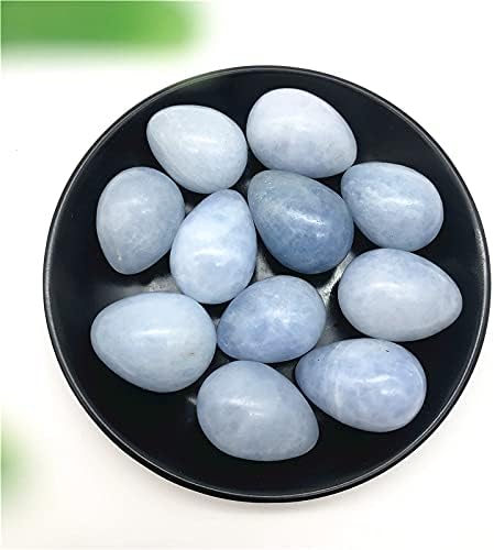 BINNANFANG AC216 1 buc 30-60mm naturale lustruit Albastru Celestite Cristal ou în formă de piatră Specimen vindecare Decor