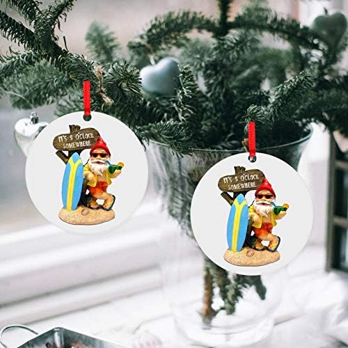 Yiisu M0xjnk Crăciun amuzant Moș Crăciun model pandantiv decoratiuni de pom de Crăciun