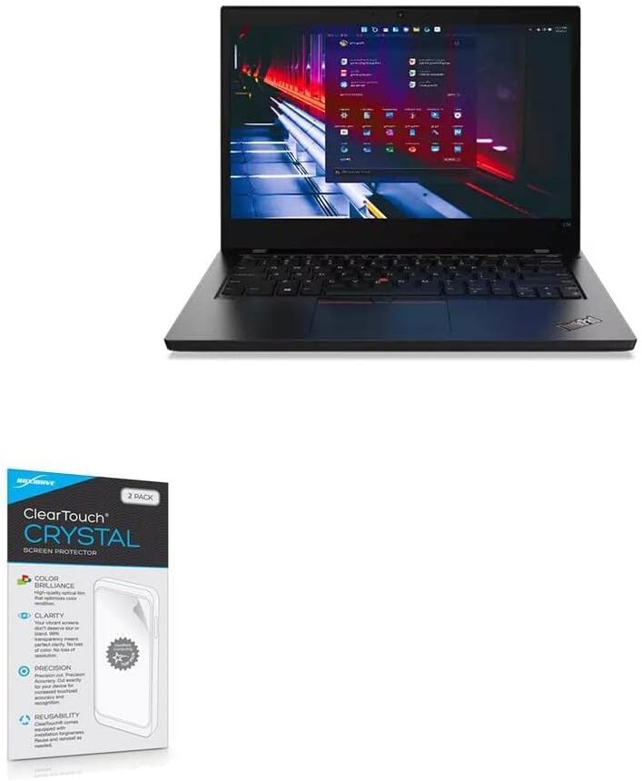 Protector de ecran Boxwave Compatibil cu Lenovo ThinkPad L14 - Cleartouch Crystal, HD Film Skin - Scuturi de la zgârieturi