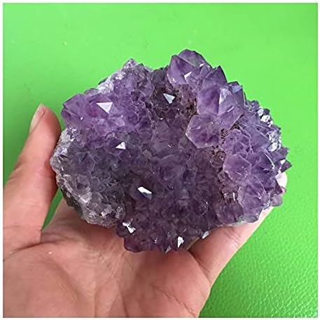 Wgphd Sănătate și gospodărie Ametist natural Cluster Mineral cuarț cristal druse specimen vindecare