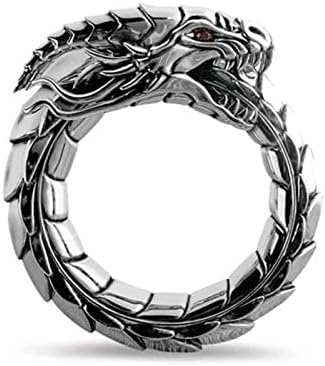 Inel cadou, păun -formă de dragon inele legendare nidhogg inel de diamant inel de scânteie ușoară Peacock diamant inel de diamant