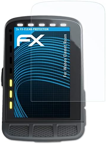 Film de protecție a ecranului atFoliX compatibil cu protectorul de ecran Wahoo Elemnt Roam, Film de protecție FX Ultra-clar