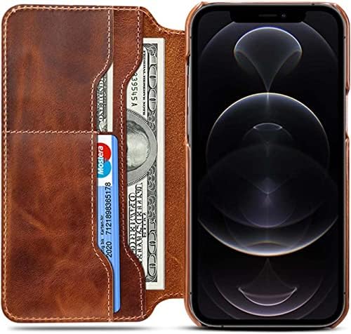 Husă pentru telefon cu Flip din piele HOUCY, pentru Husă Apple iPhone 14 Pro 6,1 Inch 2022 portofel de acoperire Folio rezistent