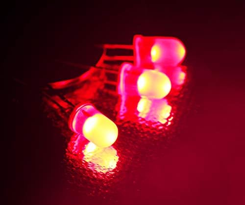 100buc Ultra Bright 5mm led diodă emițătoare de lumină difuză roșu