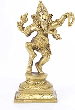 Mohanjodero elegant alamă Lord Dancing Ganesh/Ganesha/Ganpati