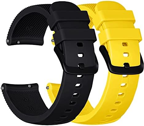 Eeomoik 20mm Silicon Watchband pentru Garmin Vivoactive 3 Music Vivomove HR Sport Sport curea pentru Forerunner 245 645 Smart Smart Watch Bands Nou