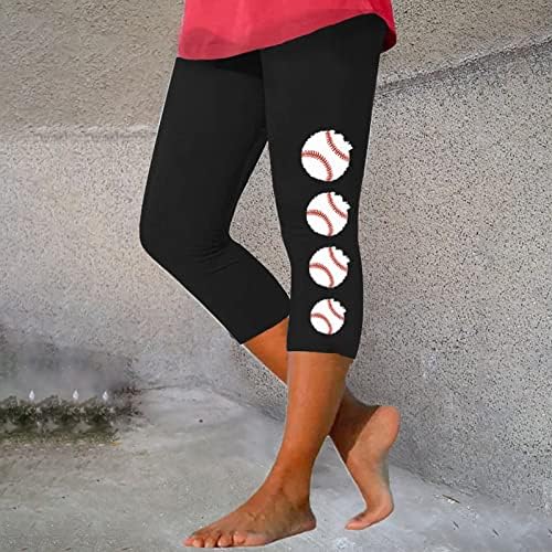 Baseball model Yoga antrenament jambiere pentru femei mare Waisted jambiere ultra moale periat Stretch confortabil Jogger antrenament pantaloni