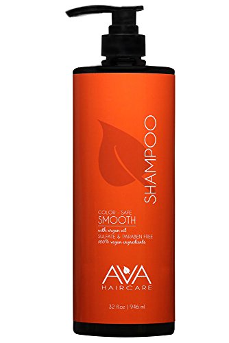 AVA Haircare - Șampon neted - Vegan, fără sulfat, Paraben Free, Cruelty Free