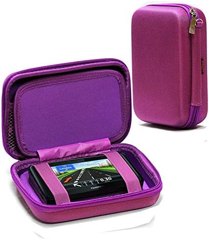 Navitech Purple hard Carry Case compatibil cu Tomtom Car Sat Nav Go Basic