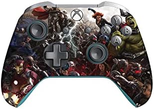 Gadget-uri WRAP imprimate vinil Decal autocolant piele pentru Xbox One/One S / One X controler numai-Avengers End joc de război