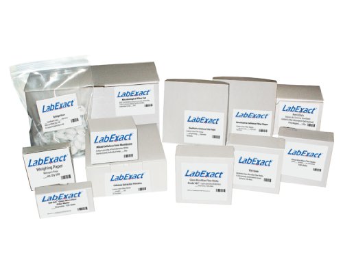 LabExact 1200068 clasa CFP40 hârtie de filtru de celuloză cantitativă, 8,0 cm, 15,0 cm