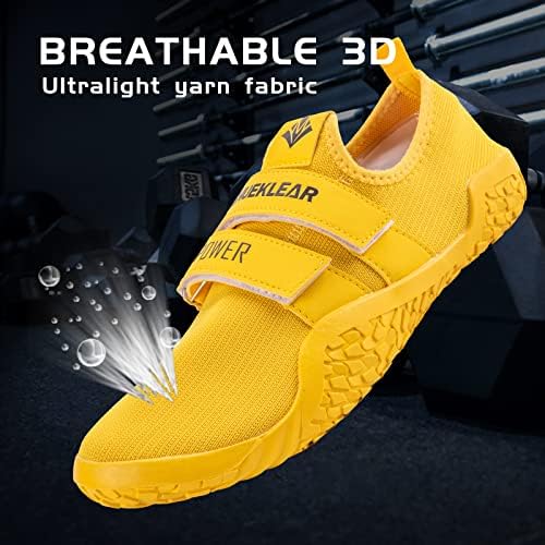 Pantofi MANUEKLEAR Deadlift - Pantofi de ridicare a greutăților pentru bărbați femei - Pantofi ghemuit pentru haltere Fitness
