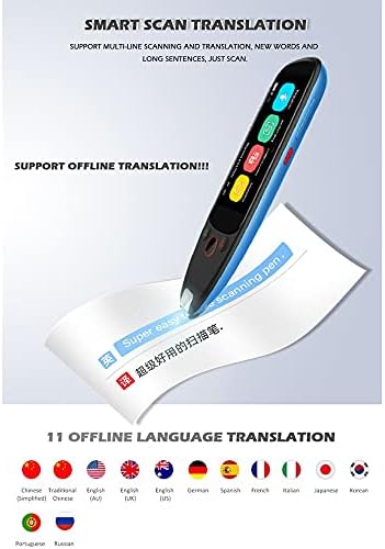 Ytyzc Translator de limbi în timp Real112 limbi Offline birou școală Scanner de călătorie traducere stilou dicționar cititor Digital Coran