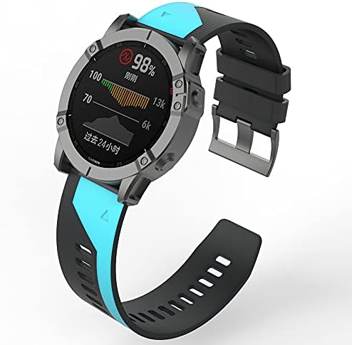 BNEGUV 26 22mm Quick Fit Watchband pentru Garmin Fenix 6x 6 Pro 5x 5 Plus 3 ore 935 Enduro Curele Silicon EasyFit eliberare