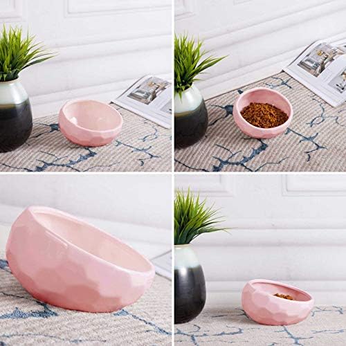 kathson ceramică înclinată castron pentru câini mâncare pentru pisici boluri de apă vase înclinate 15 milioane confort pentru