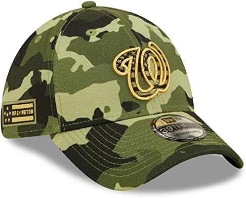 New Era Washington Nationals 39Thirty 2022 Forțele Armate Stretch fit Cap, pălărie Camo